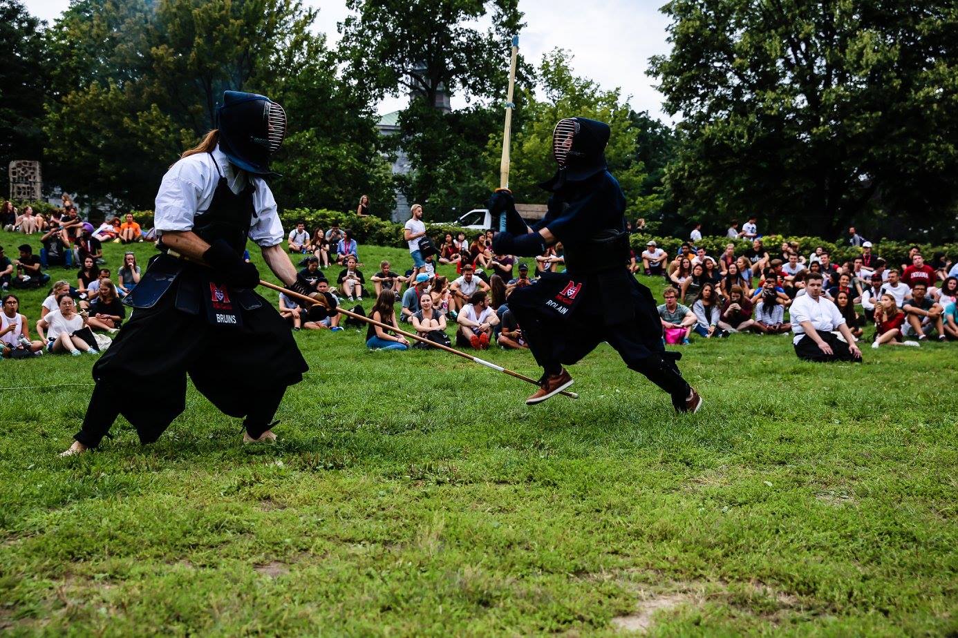 demonstration fight at the McGill Introduction Day 2016